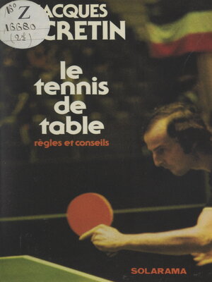 cover image of Le tennis de table